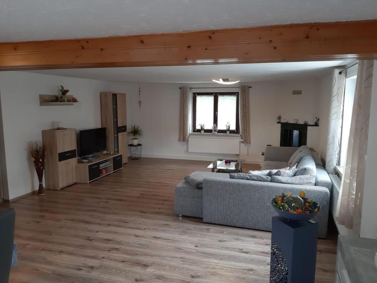 Familienfreundliche Ferienwohnung Zschorlau 외부 사진