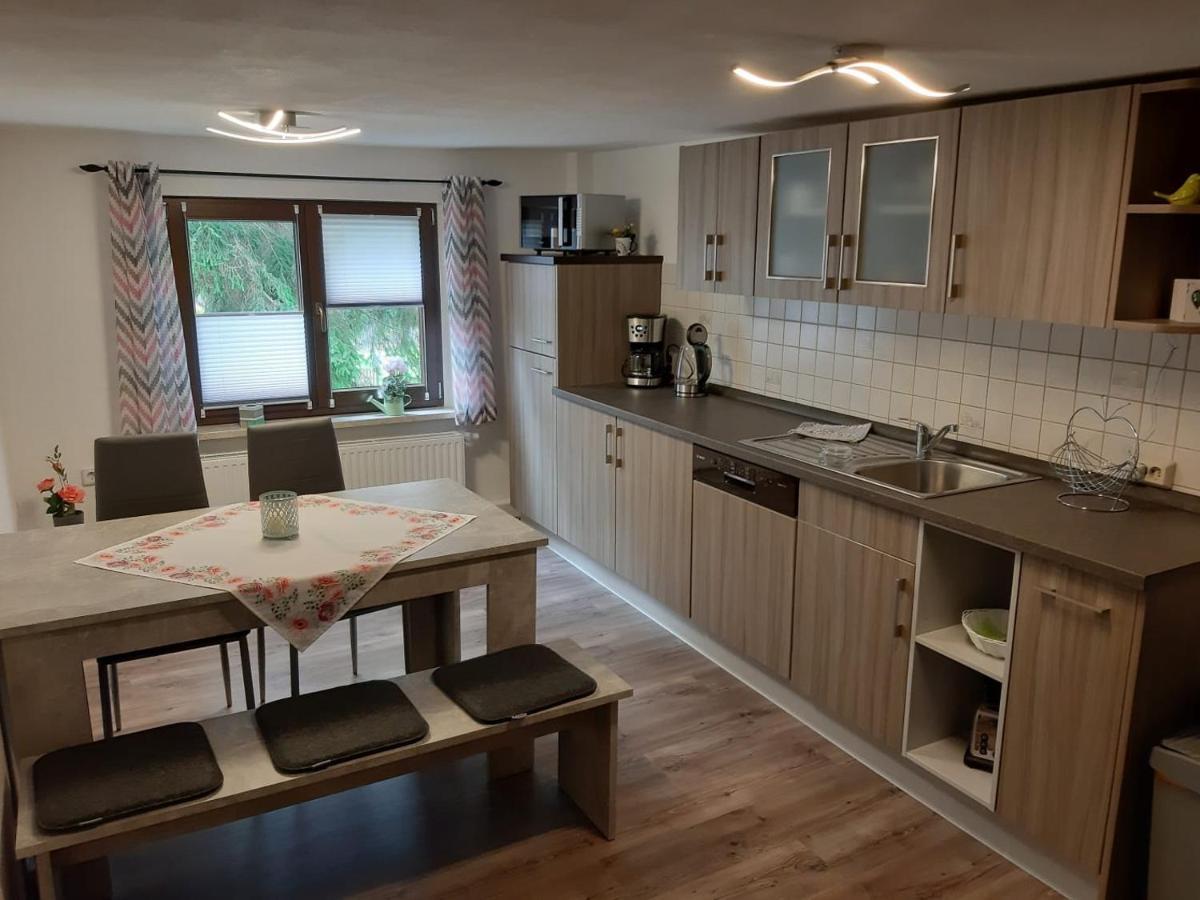 Familienfreundliche Ferienwohnung Zschorlau 외부 사진
