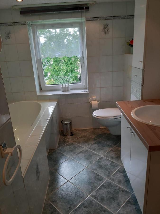 Familienfreundliche Ferienwohnung Zschorlau 외부 사진