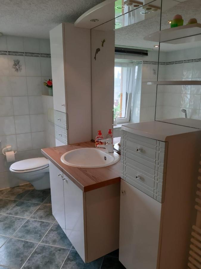 Familienfreundliche Ferienwohnung Zschorlau 외부 사진